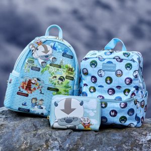 Avatar: The Last Airbender Aang, Appa, & Momo Zip Around Wallet