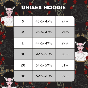 Universal Monsters The Bride Of Frankenstein Unisex Hoodie
