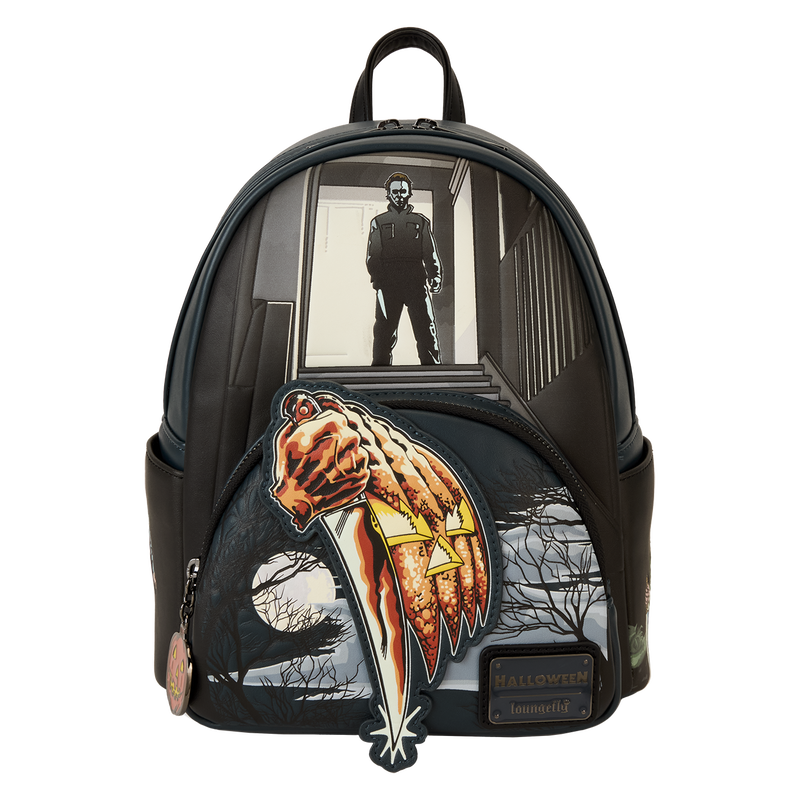 Halloween Michael Myers Jack-O'-Lantern Glow Mini Backpack
