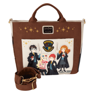 Harry Potter Hogwarts Convertible Backpack & Tote Crossbody Bag