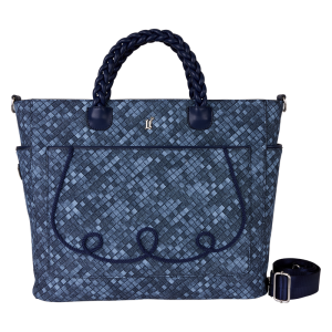 Loungefly Faux Denim Convertible Backpack & Tote Crossbody Bag