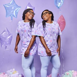 Sanrio Kuromi Carnival All-Over Print Unisex Ringer Tee 