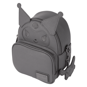 Sanrio Kuromi Monochrome Cosplay Convertible Mini Backpack & Crossbody Bag