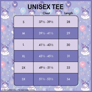 Sanrio Kuromi Carnival All-Over Print Unisex Ringer Tee 