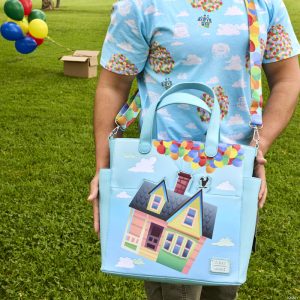 Up 15th Anniversary Balloon House Convertible Backpack & Tote Crossbody Bag