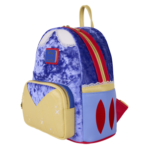 Disney Dogs & Cats Floral Faux Denim Convertible Backpack & Tote Bag with Coin Bag