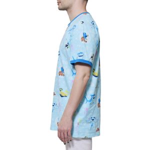 Finding Nemo 20th Anniversary Bubbles All-Over Print Unisex Ringer Tee 