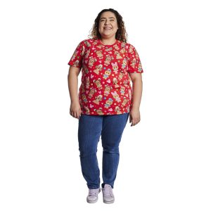 Mickey & Friends Gingerbread Cookie All-Over Print Unisex Tee 