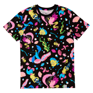The Little Mermaid 35th Anniversary Life is the Bubbles All-Over Print Unisex Tee