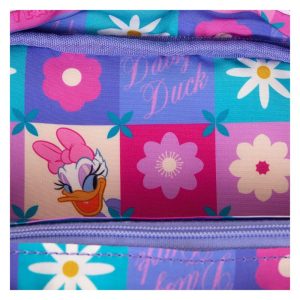 Daisy Duck 85th Anniversary Nylon Mini Tote Crossbody Bag
